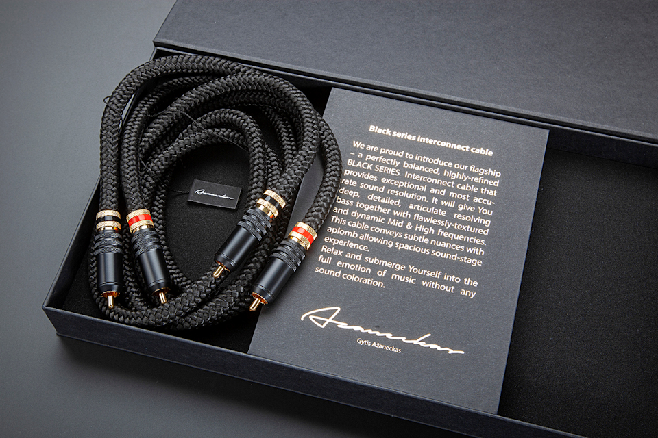 Black Series EVO-2 RCA interconnect cable